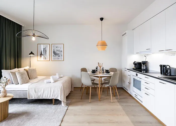 公寓 Stylish Sauna In Center By Nordic Collection 罗瓦涅米