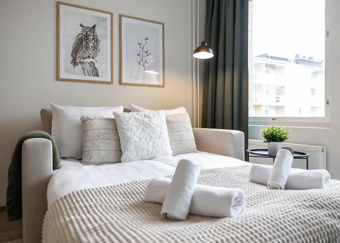 公寓 Stylish Sauna In Center By Nordic Collection 罗瓦涅米